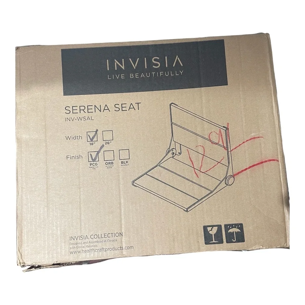 Invisia Serena Seat Pro Bamboo Stainless Steel 18